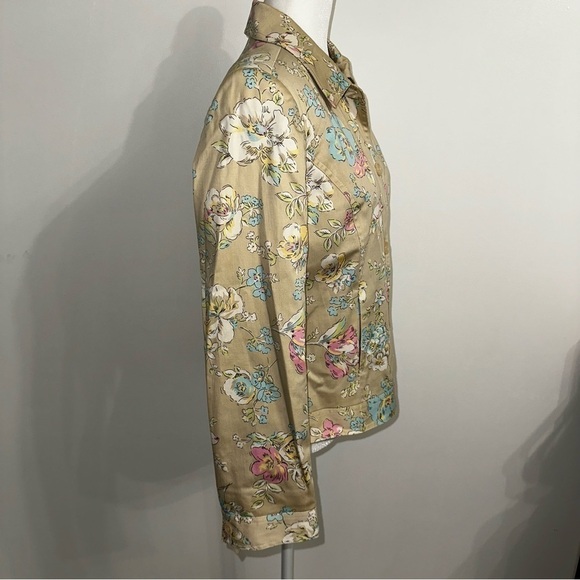 OSCAR De La Renta Women's Floral Jacket Size 10 - Picture 5 of 10